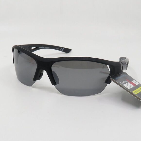Foster Grant Ironman Interference New Polarized Black/Grey Sunglasses - Picture 1 of 7